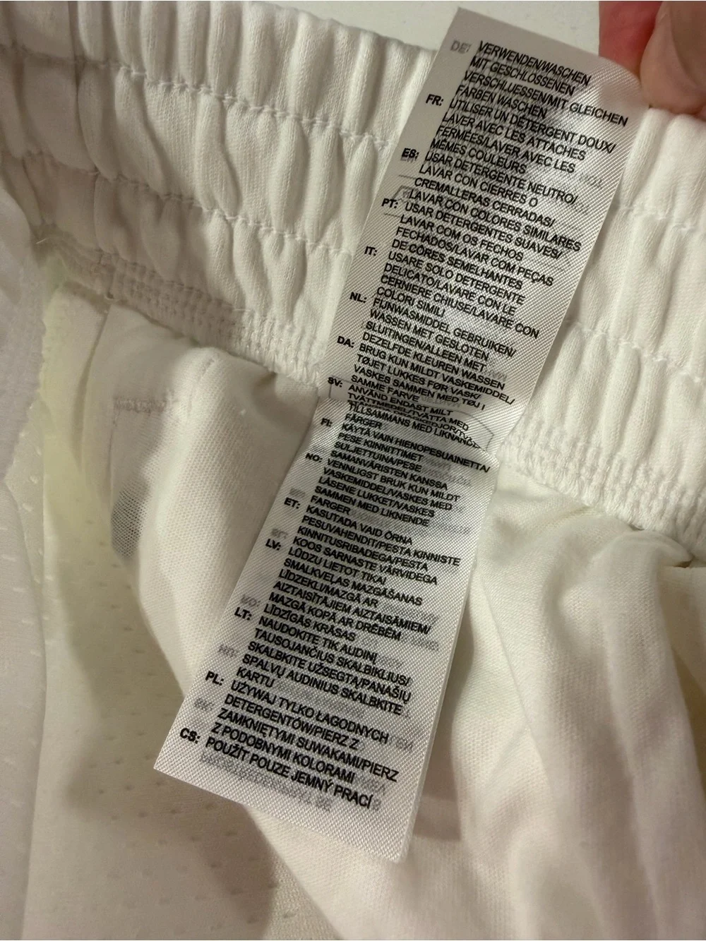 Adidas Men's ZNE Pant White - Size Large (JL6477) NWT